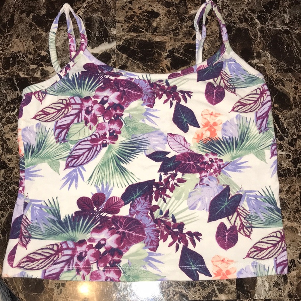 Floral Cami Crop Top